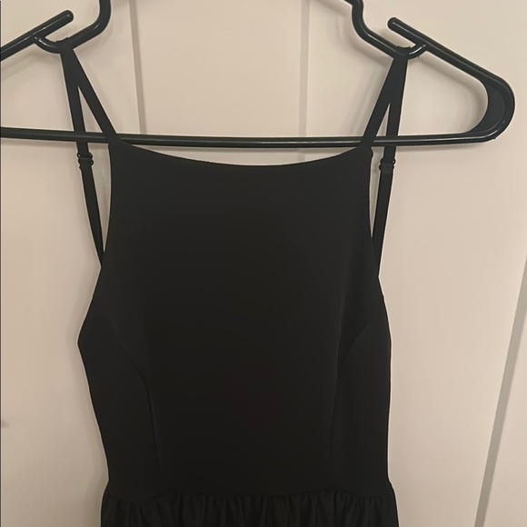 Fancyinn Black Halter Sundress Cocktail, size S, adjustable straps - Picture 3 of 5